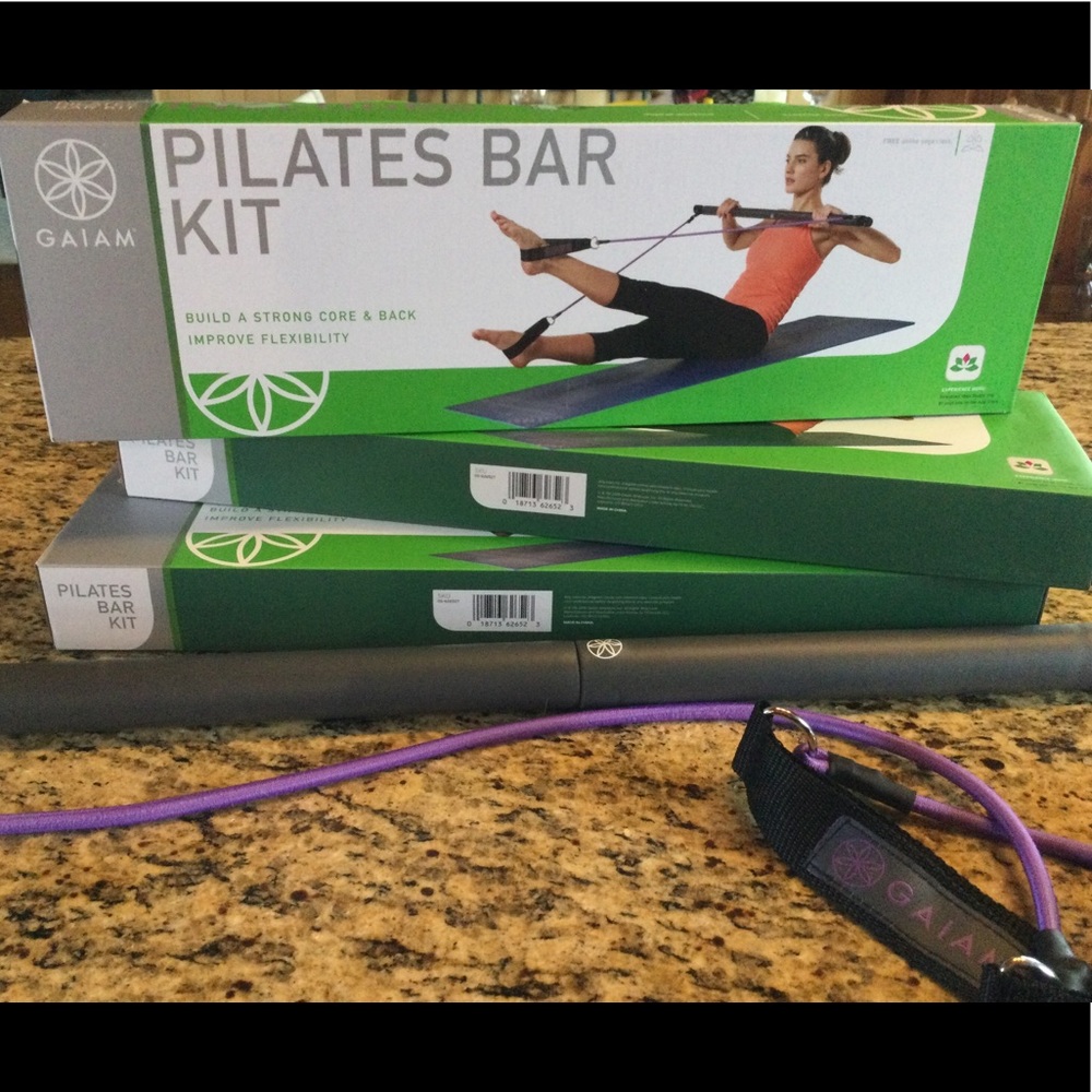 Gaiam Pilates bar kit new in box!